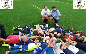 A distance, l'école de rugby continue de s'entraîner !!!