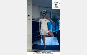 Le défi de Ninon pour toute l'école de rugby !!!