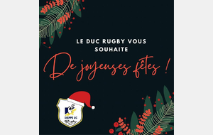 Joyeuses fêtes de fin d'année avec le DUC RUGBY 