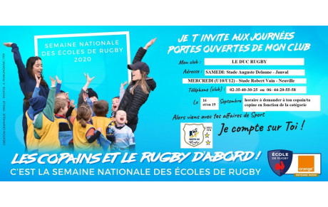 Semaine Nationale des Ecoles de Rugby 
